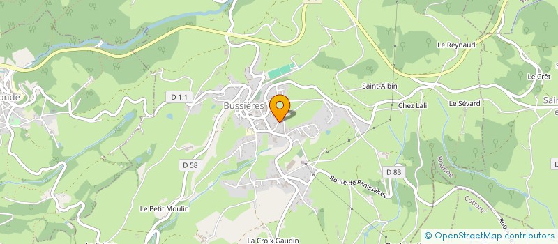 localisation de l'entreprise MJC LOISIRS AU VILLAGE à NERVIEUX