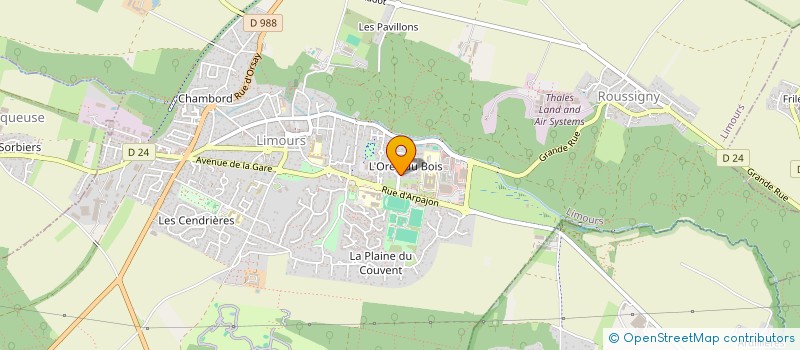 localisation de l'entreprise MJC MAISON JEUNES ET DE CULTURE à LIMOURS