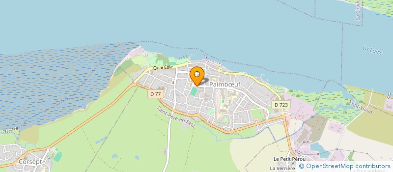 localisation de l'entreprise MJC MAISON POUR TOUS  PAIMBUF