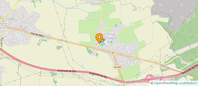 localisation de l'entreprise MJC - MAISON POUR TOUS  SAINT-PRIVAT-LA-MONTAGNE