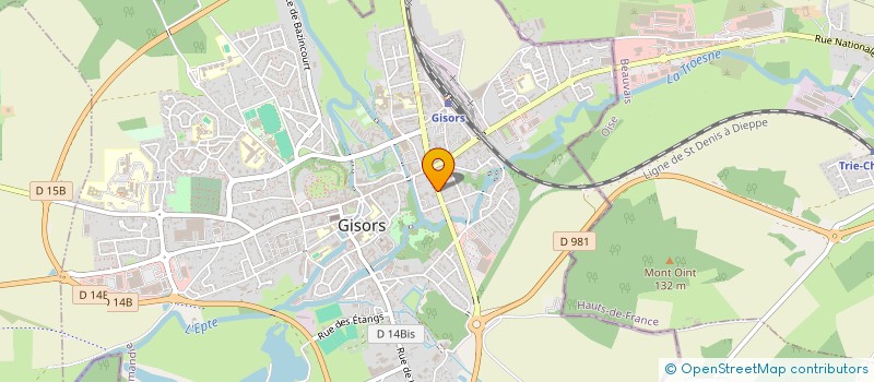 localisation de l'entreprise MJC MAISON POUR TOUS à GISORS