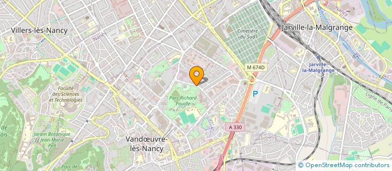 localisation de l'entreprise MJC NOMADE  VANDUVRE-LES-NANCY