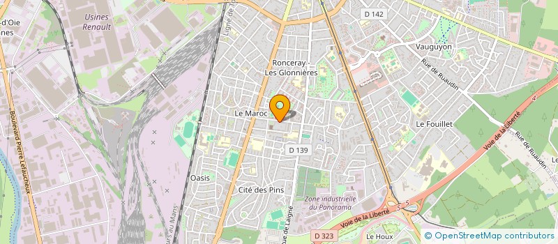 localisation de l'entreprise MJC PLAINE DU RONCERAY à LE MANS