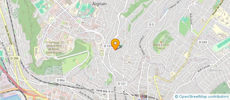 localisation de l'entreprise MJC RINO  MONT-SAINT-AIGNAN