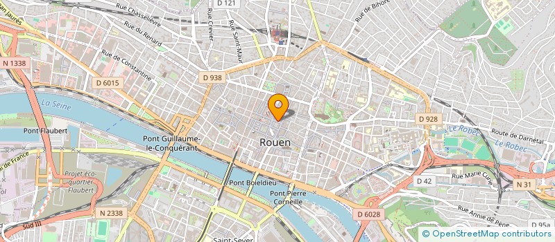 localisation de l'entreprise MJC ROBE à ROUEN