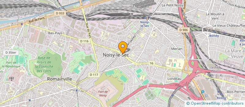 localisation de l'entreprise MJC SOLUTION à NOISY-LE-SEC