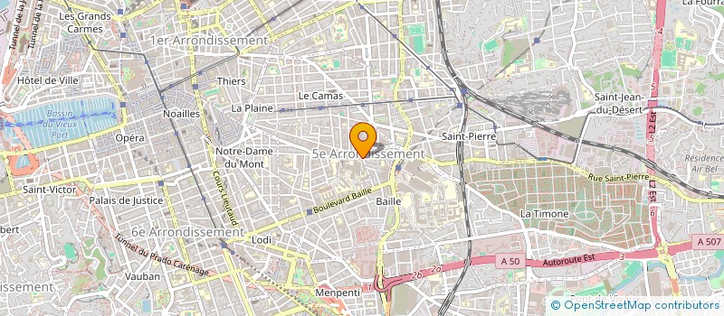 localisation de l'entreprise MJCB à MARSEILLE