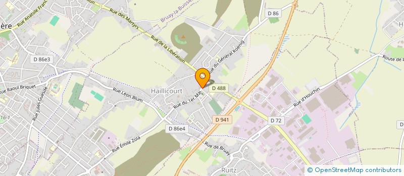 localisation de l'entreprise MJCMB  HAILLICOURT