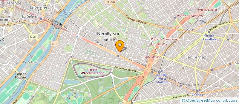 localisation de l'entreprise MJCOM à NEUILLY-SUR-SEINE