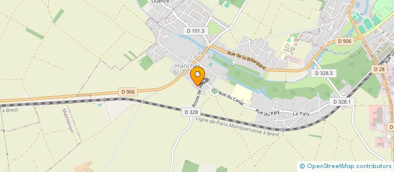 localisation de l'entreprise MJCONSEILS à HANCHES