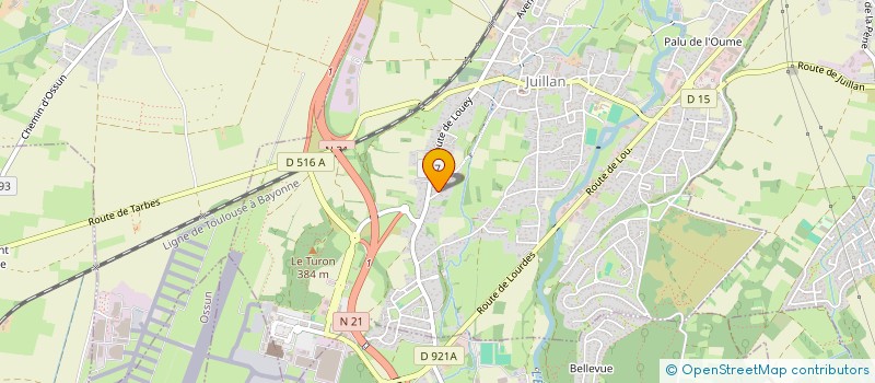 localisation de l'entreprise MJCP  JUILLAN