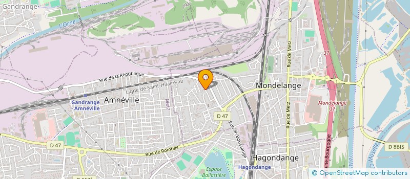 localisation de l'entreprise MJCRB  MONDELANGE