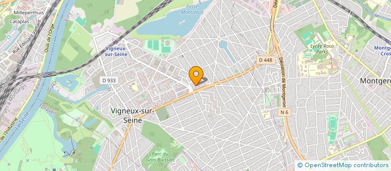 localisation de l'entreprise MJD à VIGNEUX-SUR-SEINE