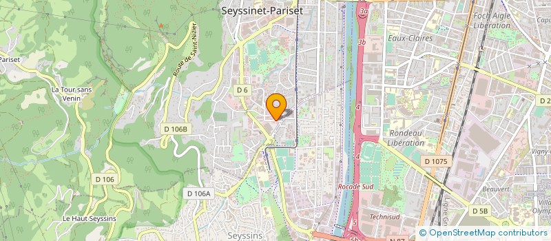 localisation de l'entreprise MJD à SEYSSINET-PARISET