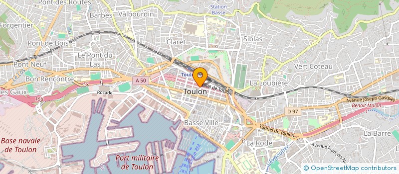 localisation de l'entreprise MJD BAYLE à TOULON