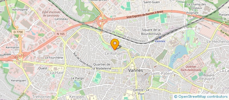 localisation de l'entreprise MJD COMM à VANNES