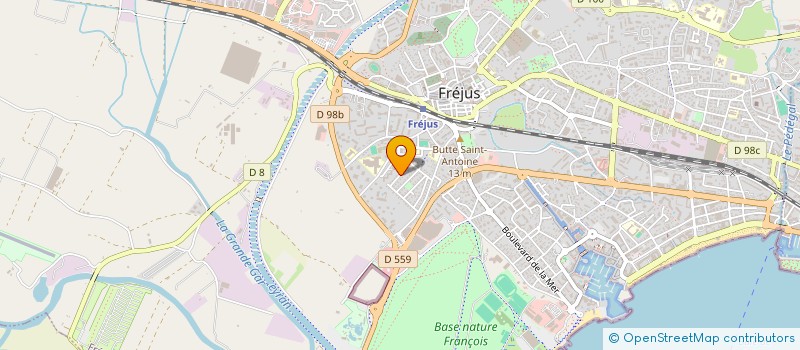 localisation de l'entreprise MJD EMMA à FREJUS