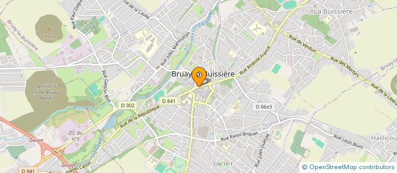 localisation de l'entreprise MJD.FRIP' à BRUAY-LA-BUISSIERE