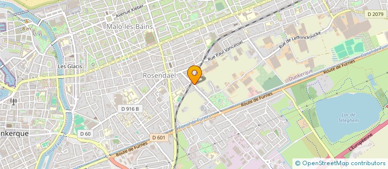 localisation de l'entreprise MJD IMMO 2 à DUNKERQUE