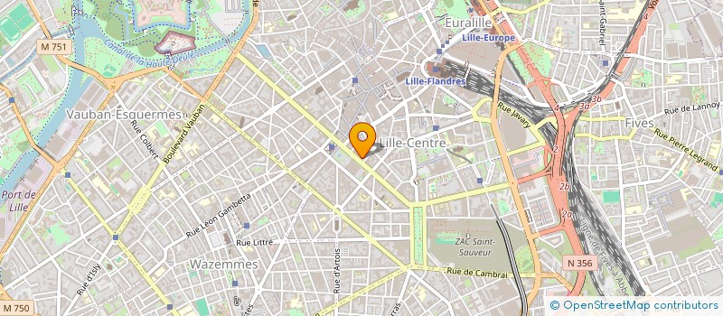 localisation de l'entreprise MJD INVEST à LILLE