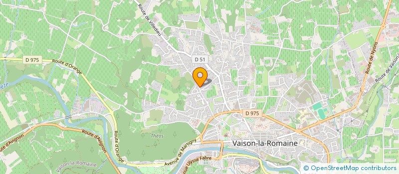 localisation de l'entreprise MJD ORTHO  VAISON-LA-ROMAINE