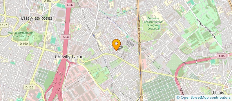 localisation de l'entreprise MJD TAXI  CHEVILLY LARUE