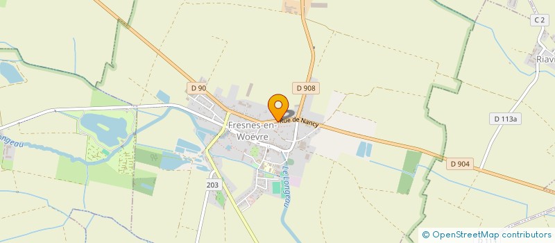 localisation de l'entreprise MJD TP à FRESNES-EN-WOEVRE