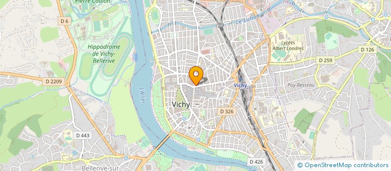 localisation de l'entreprise MJDD à VICHY