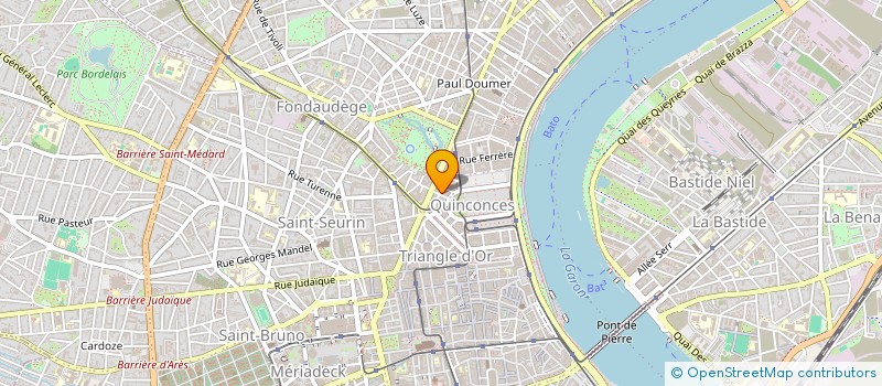 localisation de l'entreprise MJDL à BORDEAUX