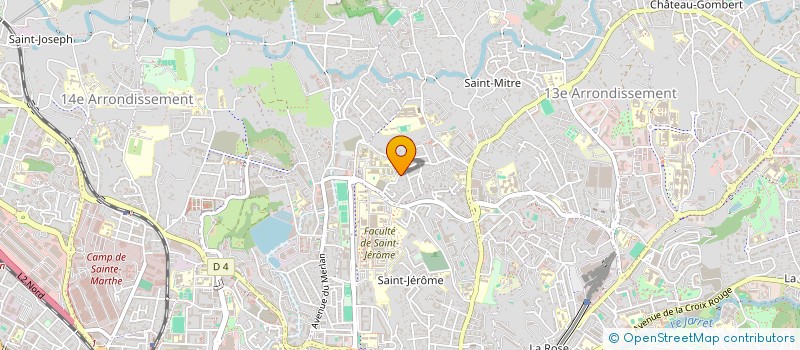 localisation de l'entreprise MJE à MARSEILLE