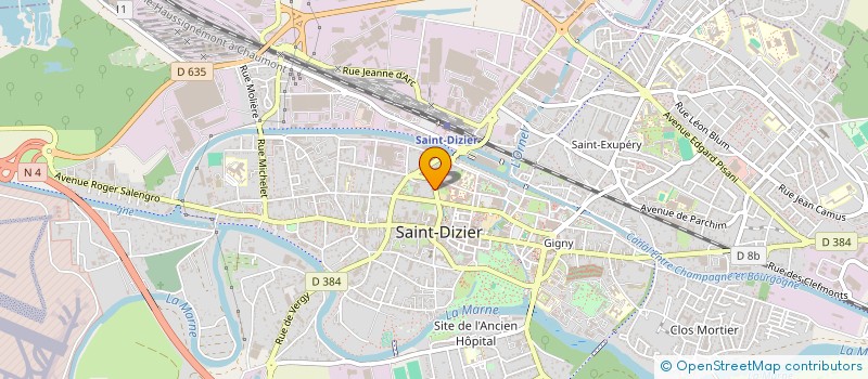 localisation de l'entreprise MJE DRIVE à SAINT-DIZIER