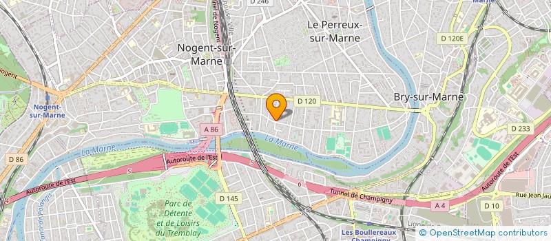 localisation de l'entreprise MJEM-MARIEST  LE PERREUX-SUR-MARNE