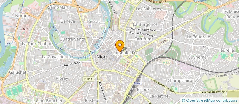 localisation de l'entreprise MJENIA  NIORT