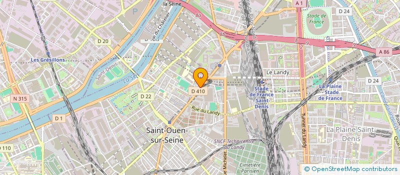 localisation de l'entreprise MJF à SAINT-DENIS
