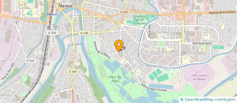 localisation de l'entreprise MJF à MEAUX