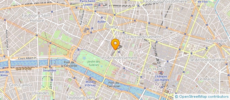 localisation de l'entreprise MJF  PARIS