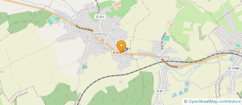 localisation de l'entreprise MJF  DIEBLING