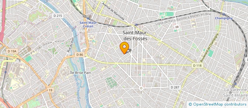 localisation de l'entreprise MJF à SAINT-MAUR-DES-FOSSES