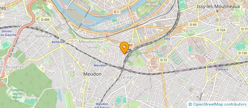 localisation de l'entreprise MJF à MEUDON