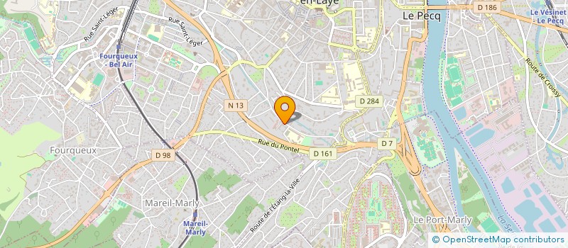localisation de l'entreprise MJF CHAUFFAGE à SAINT-GERMAIN-EN-LAYE