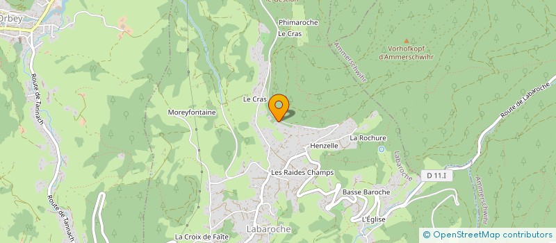 localisation de l'entreprise MJF CONSULT  LABAROCHE