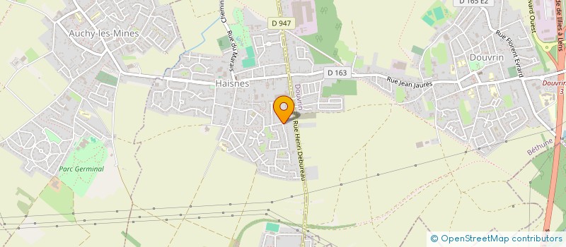 localisation de l'entreprise MJF DORIGNIES  DOUAI