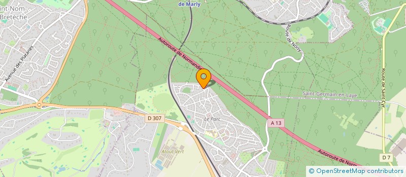 localisation de l'entreprise MJF2 à NOISY-LE-ROI