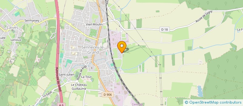 localisation de l'entreprise MJFA à SENNECEY-LE-GRAND