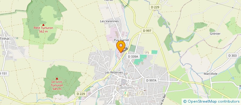 localisation de l'entreprise MJFS  BILLOM