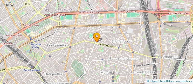 localisation de l'entreprise MJH  PARIS