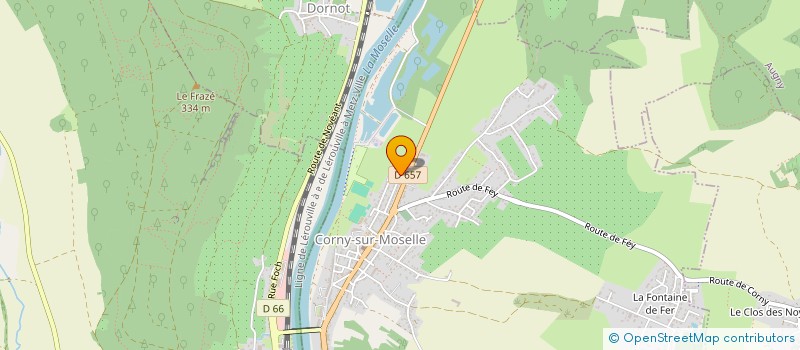 localisation de l'entreprise MJH à CORNY-SUR-MOSELLE