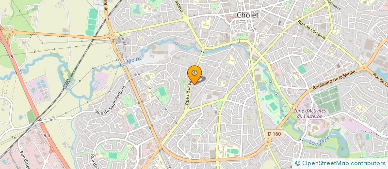localisation de l'entreprise MJH à CHOLET