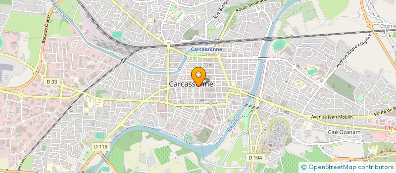 localisation de l'entreprise MJH BIEN ETRE à CARCASSONNE