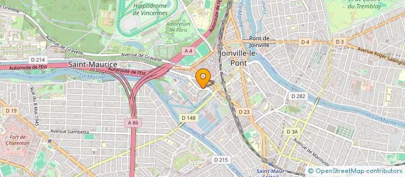 localisation de l'entreprise MJH FOOD MONTPARNASSE à SAINT-MAURICE
